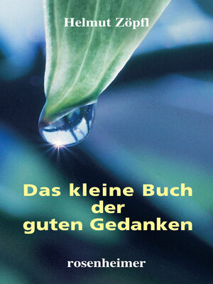 cover image of Das kleine Buch der guten Gedanken